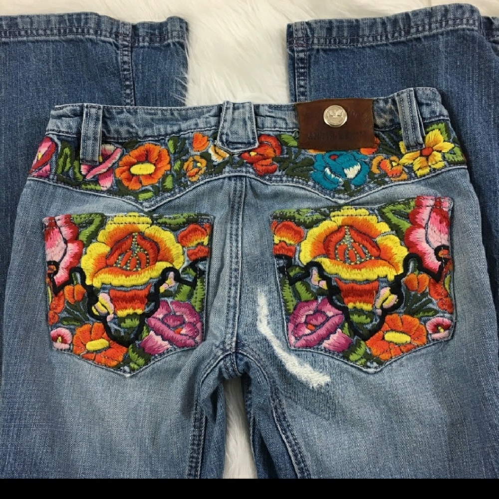 Antik Denim embroidered jeans